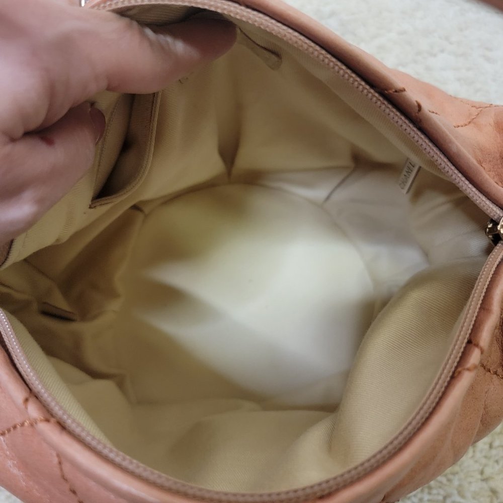 CHANEL Cloudy Bundle Quilted Burnt Orange Hobo Bag - Picture 10 of 13